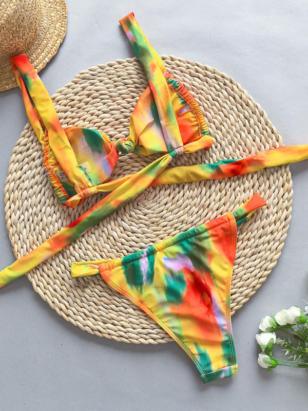 Levoire | Vêtements pour femmes Truge Fleurimprimé uni Bikinis