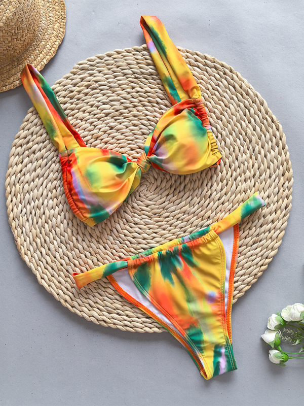 Levoire | Vêtements pour femmes Truge Fleurimprimé uni Bikinis