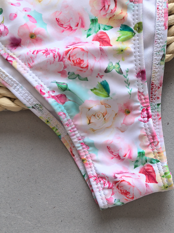 Levoire | Vêtements pour femmes Truge Fleurimprimé uni Bikinis