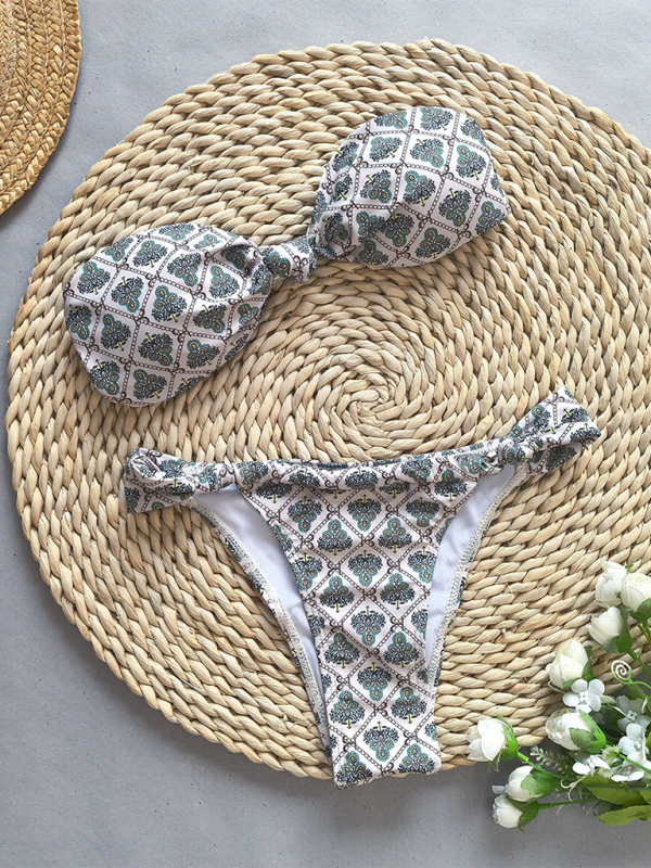 Levoire | Maillot de bain bandeau imprimé
