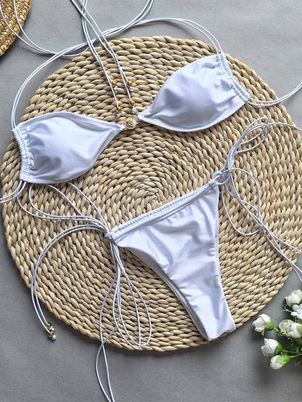 Levoire | Vêtements pour femmes Sexy Maillot de bain deux pièces avec lacets