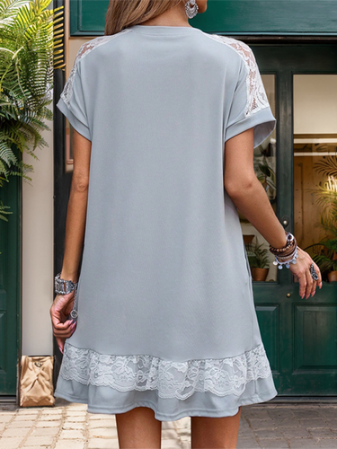 Levoire | Nouveau point culminant tissu de couverture t-shirt robe uni
