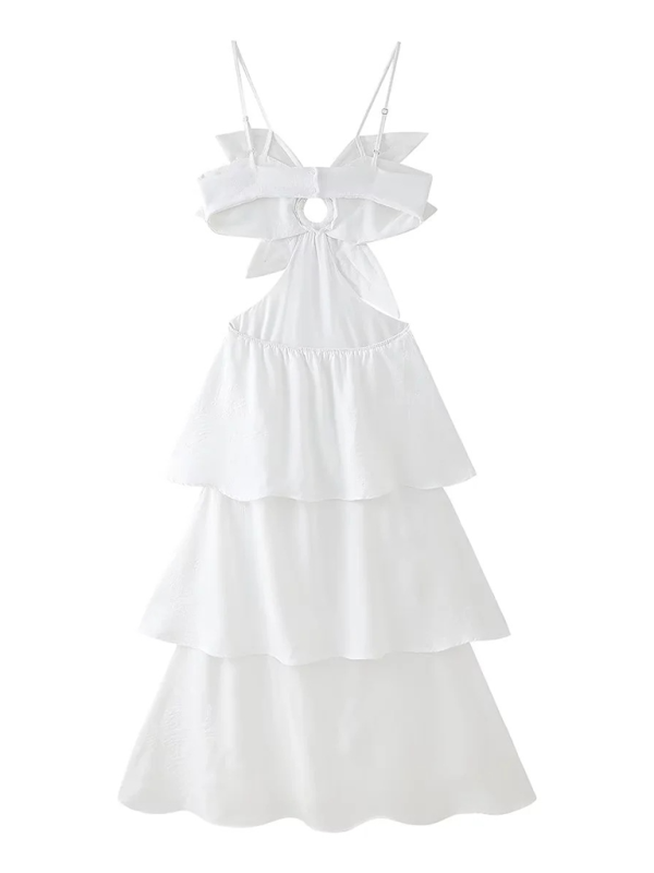 Levoire | Nouvelle robe femme à fleurs plissée sans manches taille haute