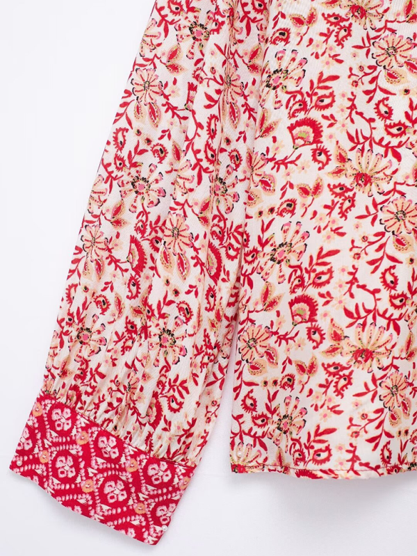 Levoire | Nouvelle femme de loisirs vacances d'été chemise à fleurs