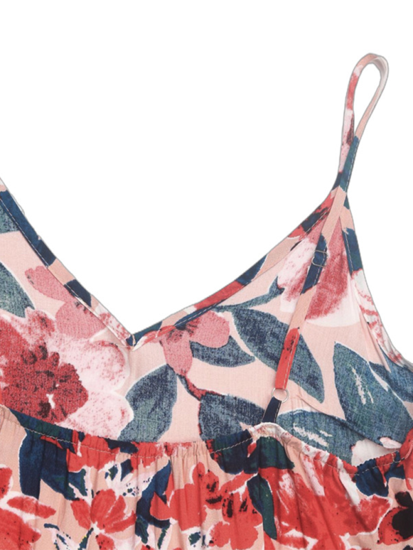 Levoire | Robe d'été à motif rose commun pour femmes