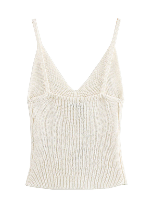 Levoire | Nouvelle Mode de Rue V-Décolleté Tricoté Haut
