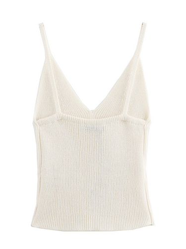 Levoire | Nouvelle Mode de Rue V-Décolleté Tricoté Haut