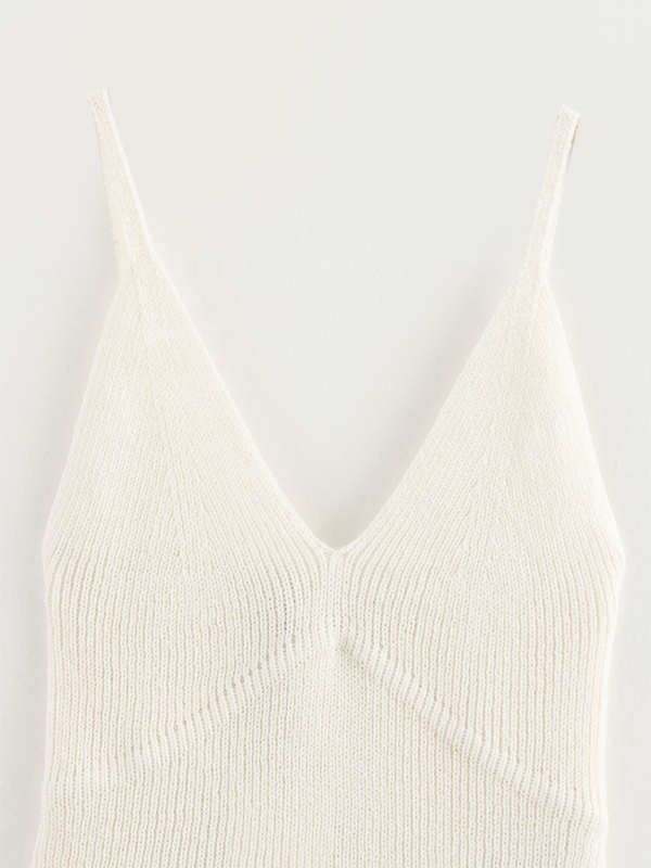 Levoire | Nouvelle Mode de Rue V-Décolleté Tricoté Haut