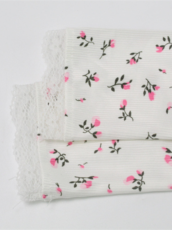 Levoire | Haut à capuchon floral loose et short Ensemble deux pièces