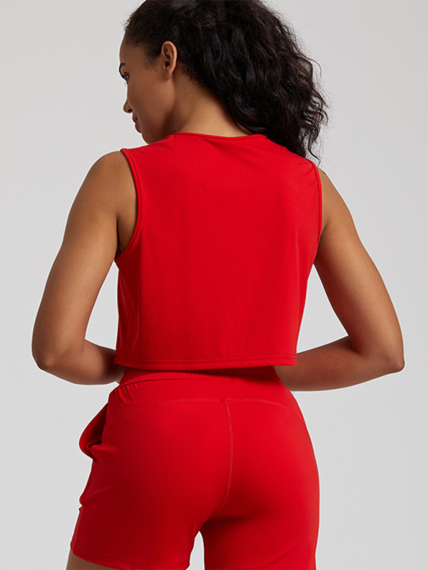 Levoire | Pour les femmes nouveaux soutien-gorge de sport sans manches T-shirt mince vêtements de yoga course fitness t-shirt