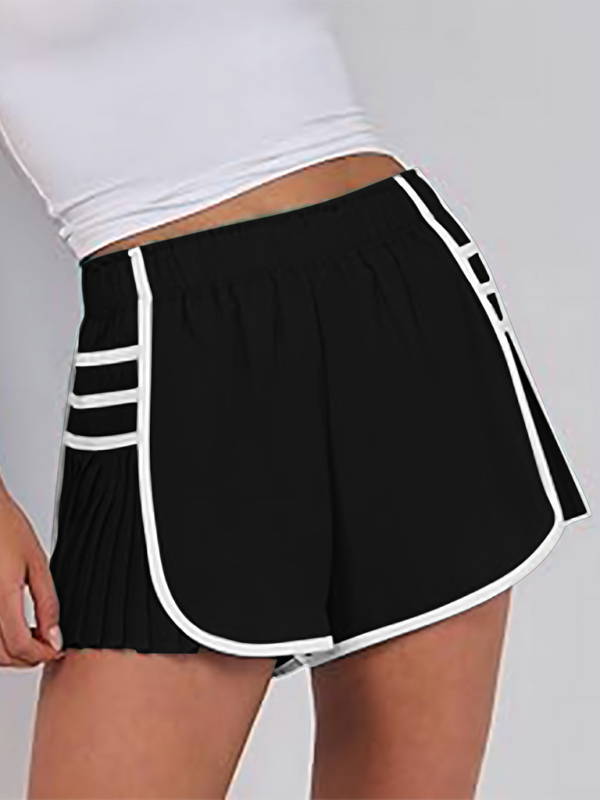 Levoire | Femmes nouveau style sport rapidement séchage shorts plissés