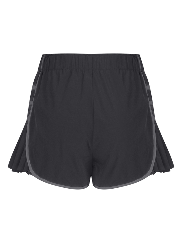 Levoire | Femmes nouveau style sport rapidement séchage shorts plissés