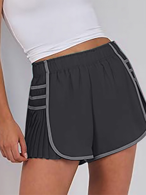 Levoire | Femmes nouveau style sport rapidement séchage shorts plissés
