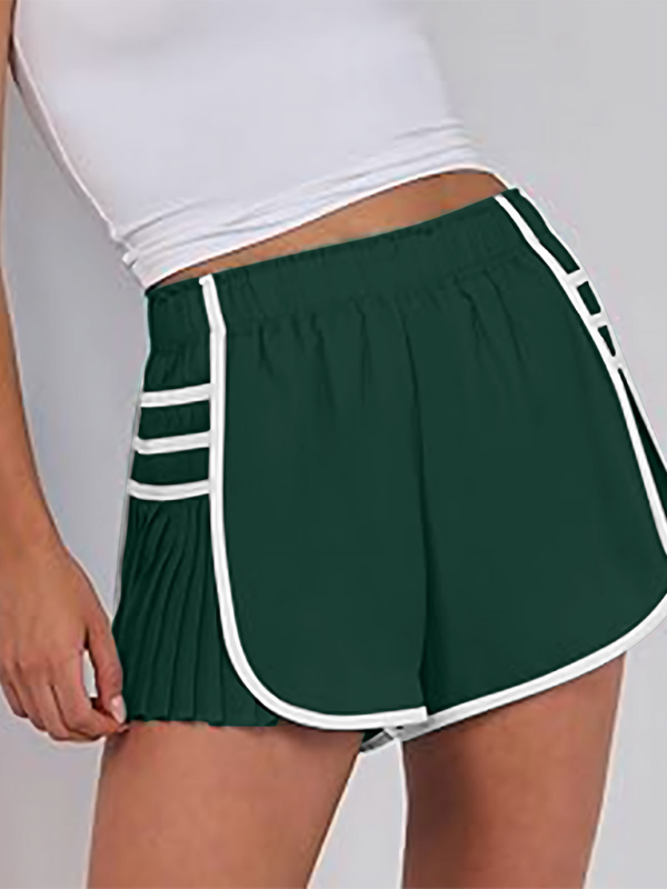 Levoire | Femmes nouveau style sport rapidement séchage shorts plissés