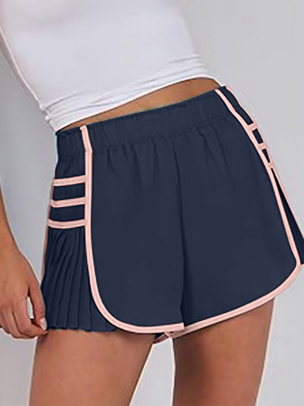 Levoire | Femmes nouveau style sport rapidement séchage shorts plissés