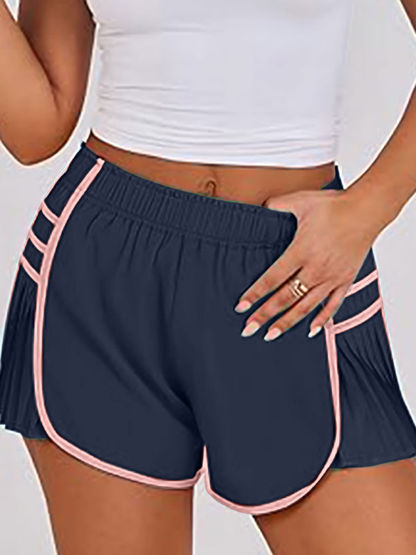Levoire | Femmes nouveau style sport rapidement séchage shorts plissés Champlain Väri