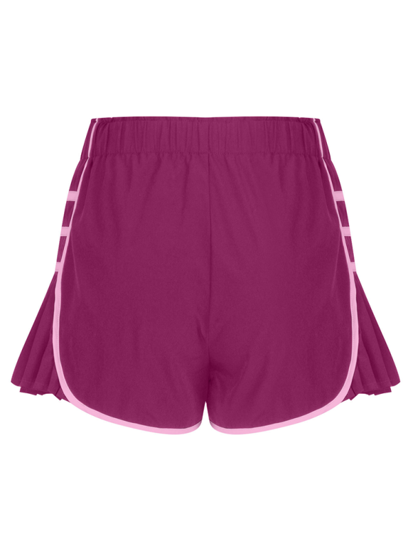 Levoire | Femmes nouveau style sport rapidement séchage shorts plissés
