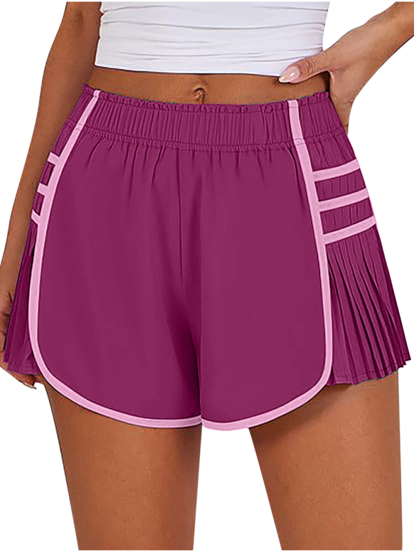 Levoire | Femmes nouveau style sport rapidement séchage shorts plissés