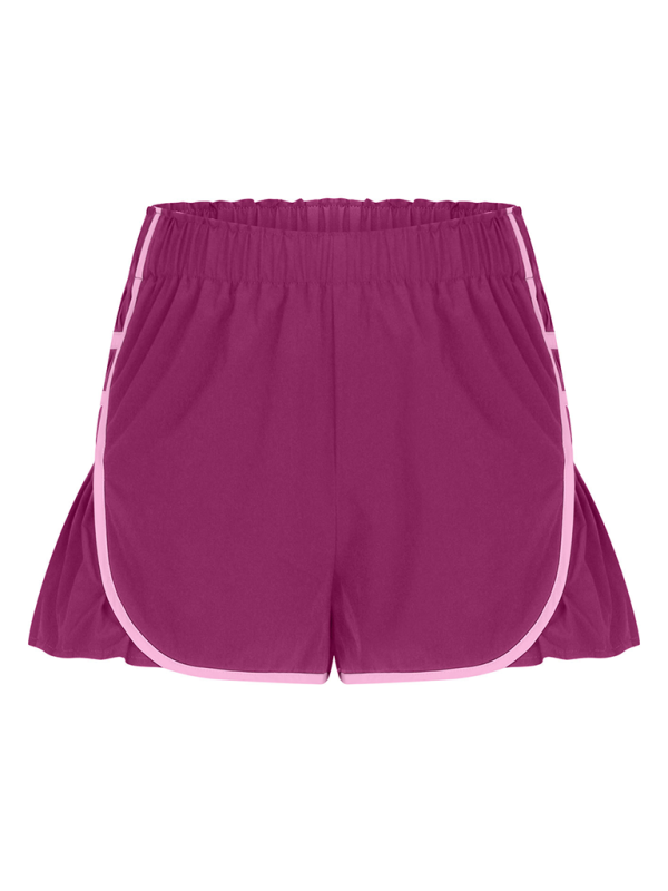 Levoire | Femmes nouveau style sport rapidement séchage shorts plissés