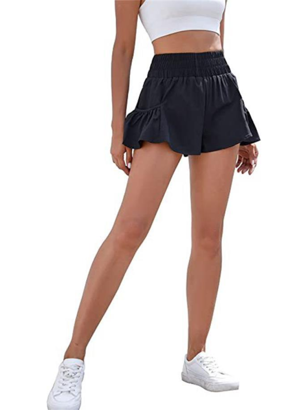 Levoire | Femmes Fitness Course Rapide Sèche Taille Haute Shorts Avec Poches