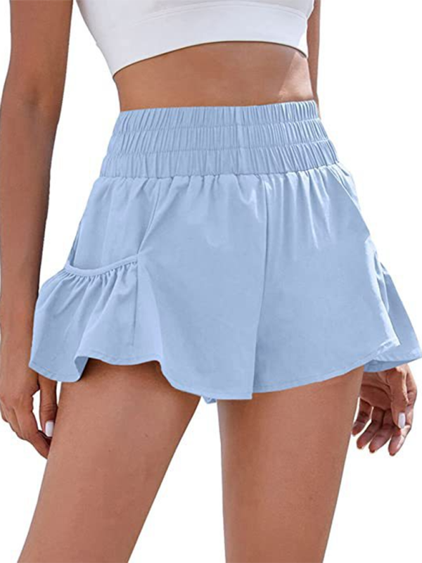 Levoire | Femmes Fitness Course Rapide Sèche Taille Haute Shorts Avec Poches
