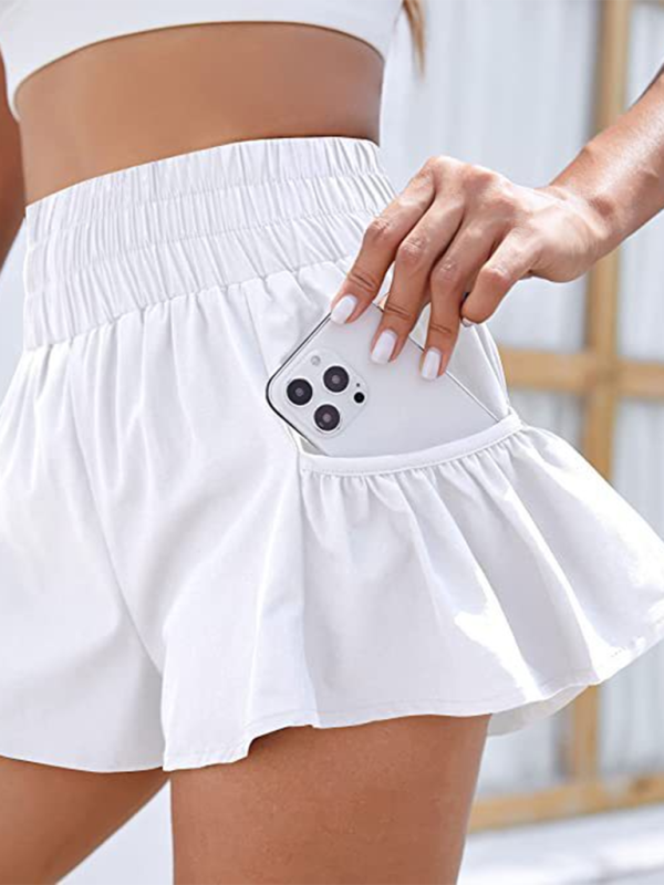 Levoire | Femmes Fitness Course Rapide Sèche Taille Haute Shorts Avec Poches