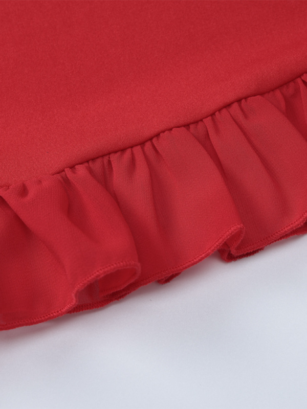 Levoire | Nouvelle robe sexy à encolure profonde, asymétrique, avec une taille étroite