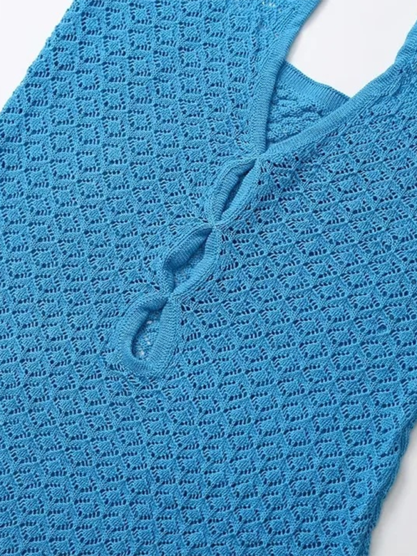 Levoire | Femme Collier Encolure V Décolleté Tricot Tunique