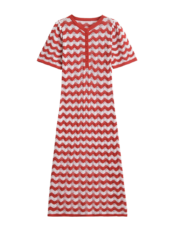 Levoire | Motemote Robe Tricotée Retro Longue Roue