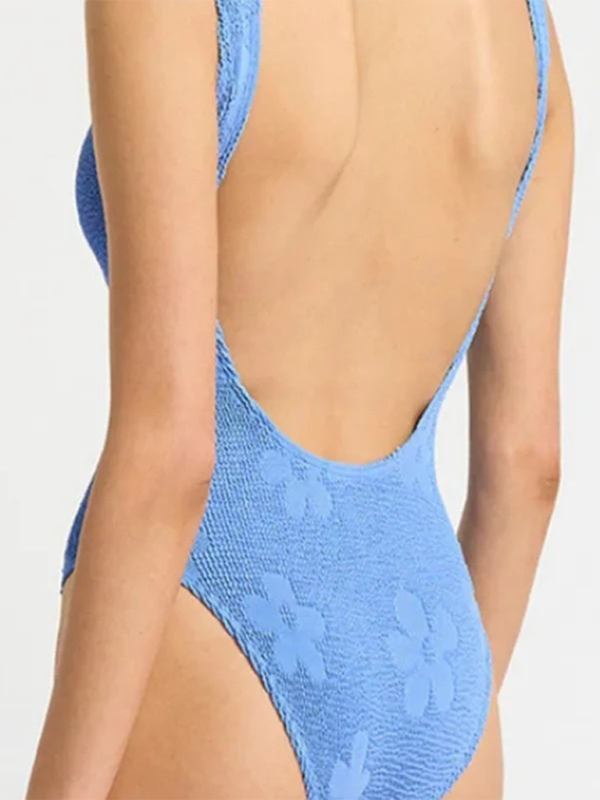 Levoire | Maillot de bain uni avec dos nu