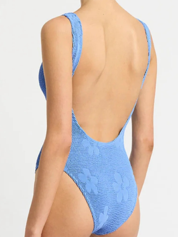 Levoire | Maillot de bain uni avec dos nu