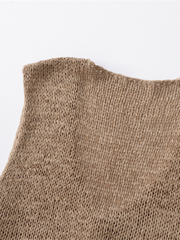 Levoire | Moderne douce et nette courte veste en tricot avec deux boutons