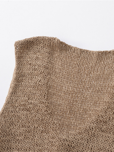 Levoire | Moderne douce et nette courte veste en tricot avec deux boutons