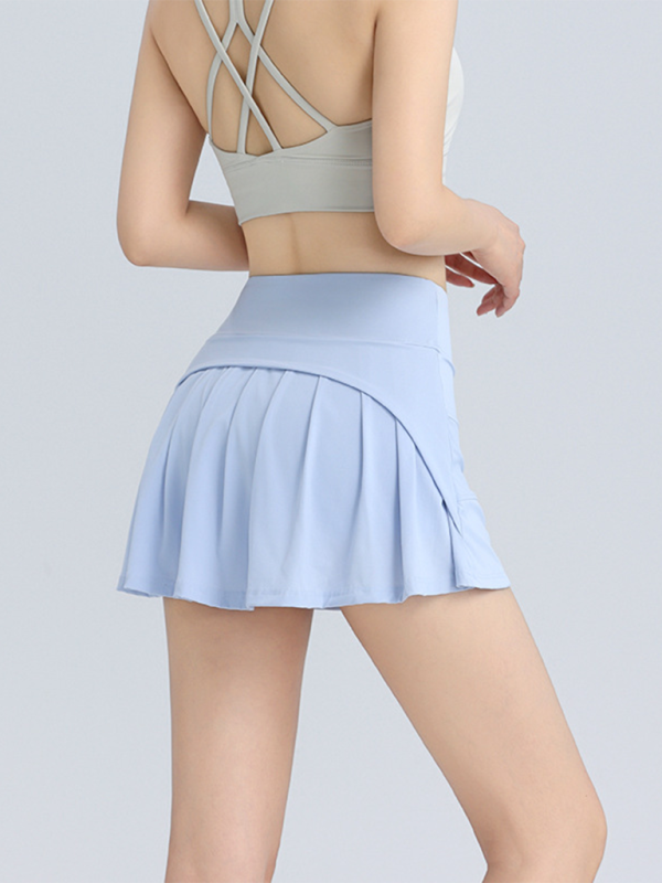 Levoire | Sporty jupe courte anti-expansion taille haute liftante jupe de course respirante en A