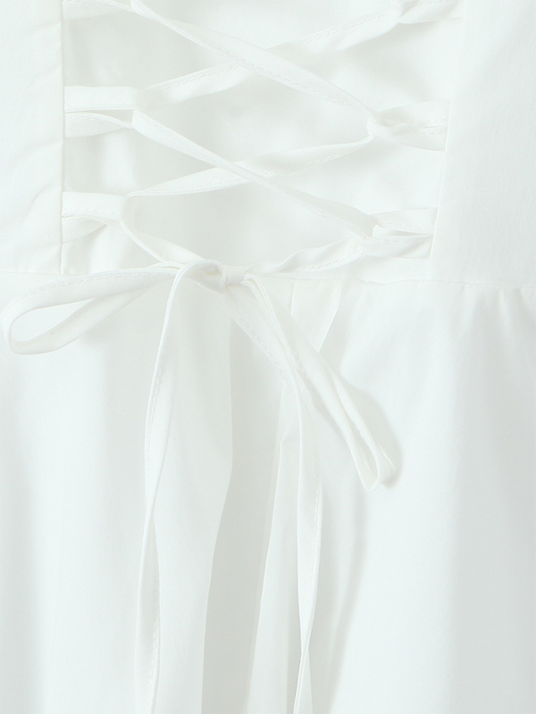 Levoire | Fleur de dentelle Robe à bretelles en V