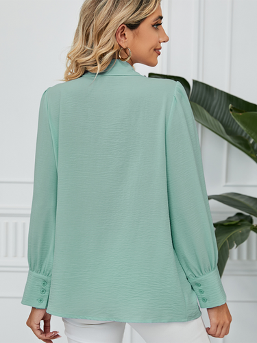Levoire | Nouvelle chemise en chiffon ample à manches longues avec boutons