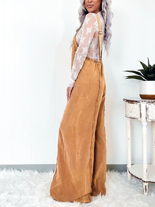 Levoire | Pantalons larges en denim brut vintage lavé
