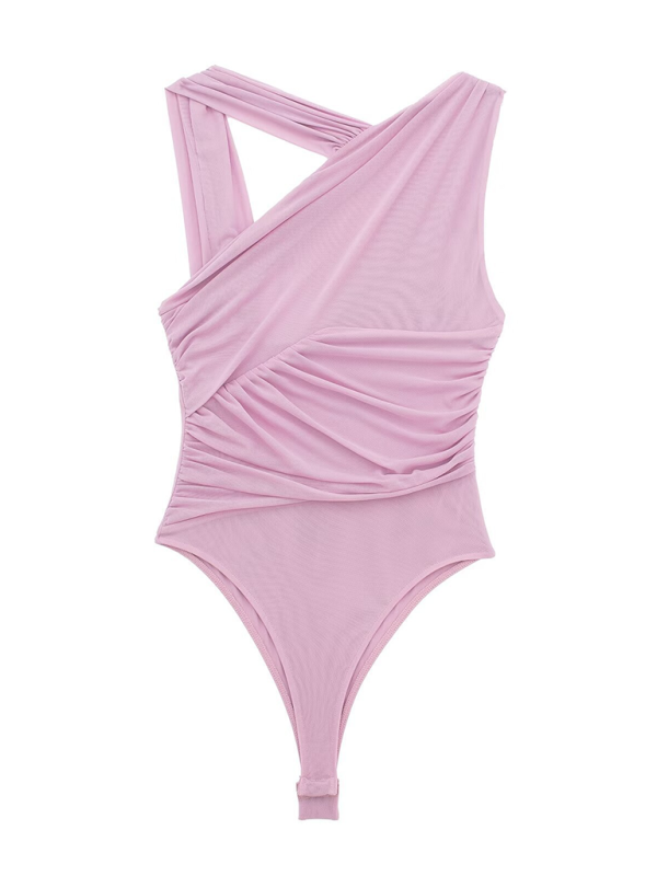 Levoire | Nouveau body asymétrique à imprimé léopard Rosa