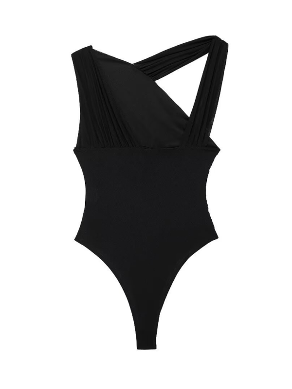 Levoire | Nouvelle jupe plissée asymétrique en tulle-body