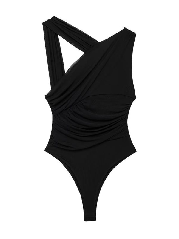 Levoire | Nouvelle jupe plissée asymétrique en tulle-body Must