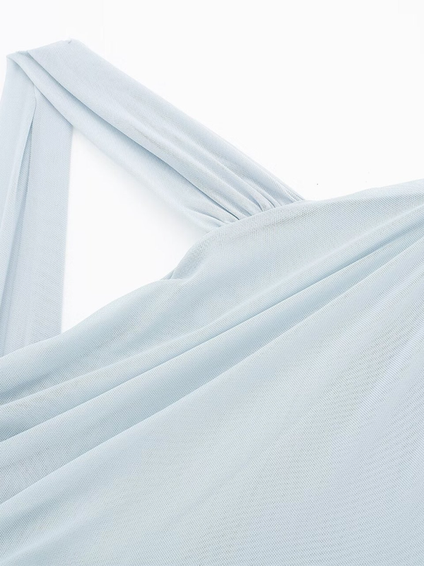Levoire | Nouvelle jupe plissée asymétrique en tulle-body