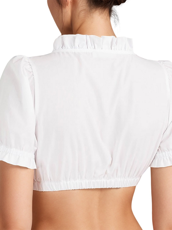 Levoire | Saxon traditionnel costume Bavière Oktoberfest Ding Dong -accessoires avec chemise blanche