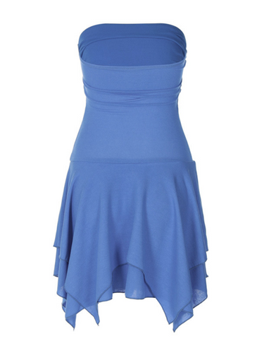 Levoire | Robe tube sexy unie couleur robe irrégulière