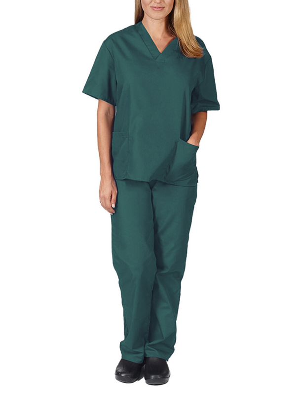 Levoire | Chiffon de bain fine blouse chirurgicale pour infirmières femmes vêtements de travail élastique à séchage rapide combinaison Vert