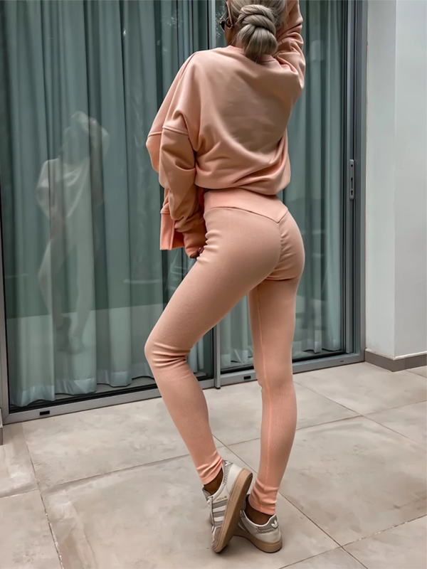 Levoire | Nouveau style décontracté coupe pantalon haut ample ensemble ensemble deux pièces
