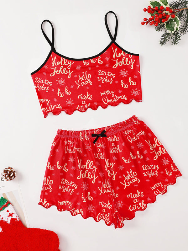 Levoire | Boisson de Noël hihattomme shorts, simples et décontractés sous-vêtements deux pièces Roue