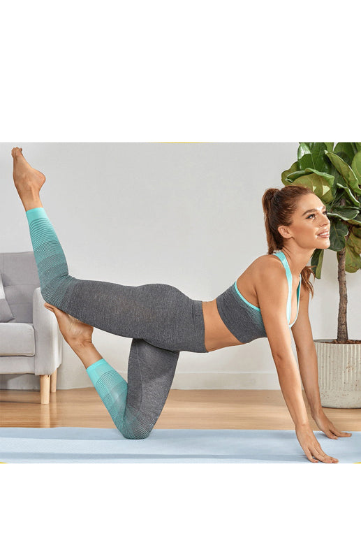 Levoire | Femme sans couture respirant régulateur d'humidité soutien-gorge de sport ensemble yoga