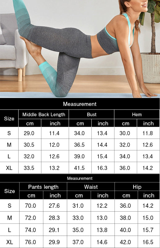 Levoire | Femme sans couture respirant régulateur d'humidité soutien-gorge de sport ensemble yoga