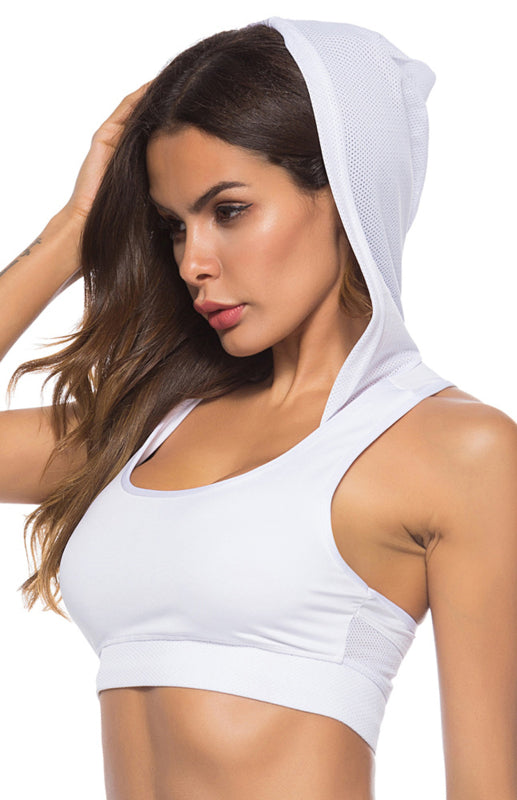 Levoire | Dame Course Séchage Rapide Veste Yoga avec Capuche Rohhvid sale blanc