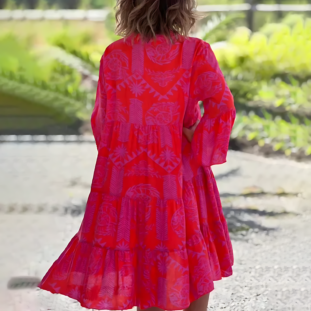 Levoire | Robe d'été stylée - Rouge